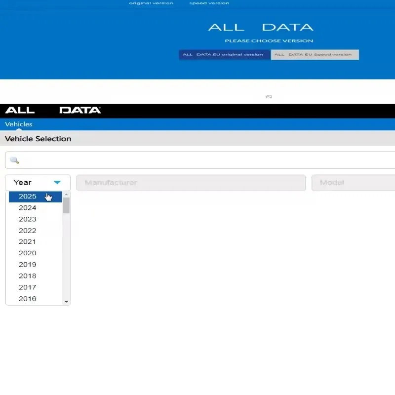 Newly Alldata Software Online Account Login Full Version car Data Repair Diagram Haynes Pro Support PC Webpage Android