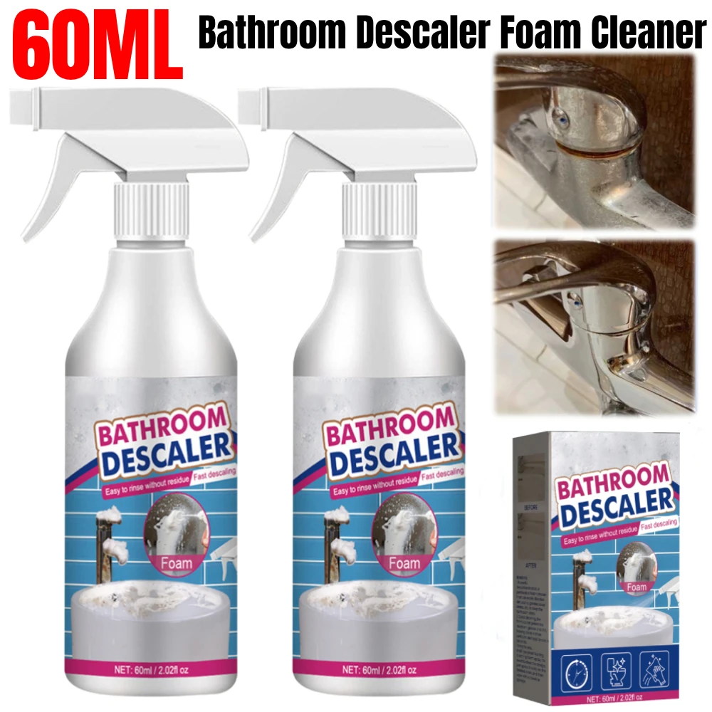 1Pcs Badezimmer Hartnäckige Flecken Reiniger Spray Entfernen Sie schnell Hartnäckige Flecken Reiniger Leistungsstarke Flecken Entferner für Badewanne Wc Image