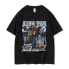 Rap Sänger K-King Von Muster T-Shirt Hip-Hop Gothic Mode Gothic Kurzarm T-Shirt Übergroßes T-Shirt Street Casual Wear