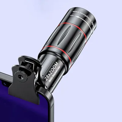 18/28/36X Handy Kamera Objektiv Clip-On Zoom Telefon Kamera Teleobjektiv Universal Optische Teleskop Objektiv für Smartphone