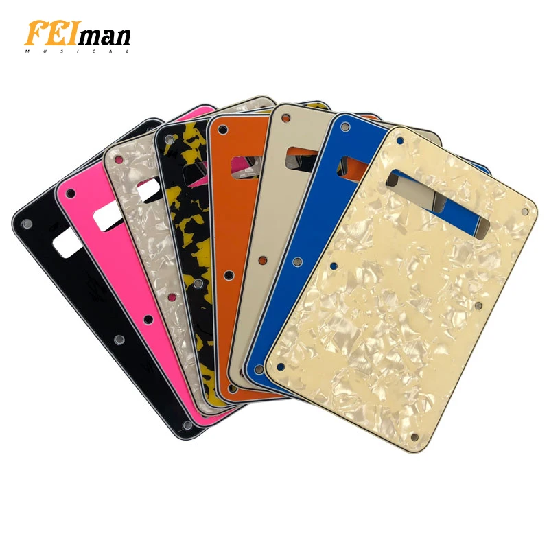 Fei Man Custom Gitarrenteile Tremolo Cavity Cover Back Plate für Strat Strat Modern Style E-Gitarre Backplate mit 6 Schrauben Image