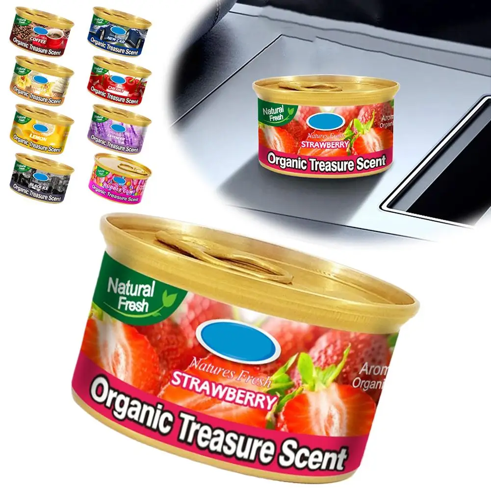 Auto-Lufterfrischer, langlebig, Auto-Aroma, desodorierend, Auto-Holzblock, Aromatherapie, angenehmes, erfrischendes Auto-Innenzubehör Image