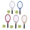 2 pz/set 1:6 /1:12 miniatura giardino per bambini Mini racchetta da Tennis e palla regalo casa delle bambole accessori casa delle bambole