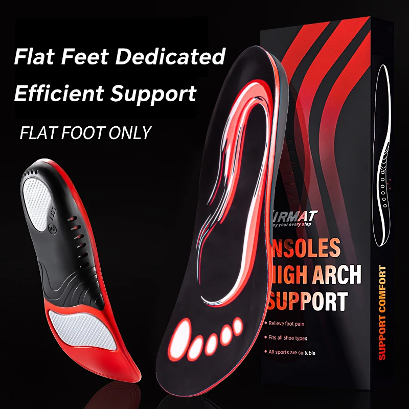 220+ Pfund Premium orthopädische, strapazierfähige Einlegesohlen zur Fußgewölbeunterstützung für Füße, PU-Gel, Stoßdämpfung, atmungsaktive Einlegesohle für Fußschmerzen Image