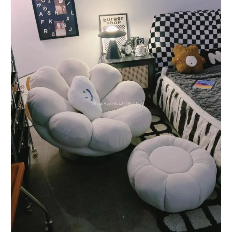 Blume, Blütenblattstuhl, Lazy, Sofa, Explosion, Balkon, cremefarbener Wind, Schlafzimmer, Balkon, Sofa, drehbar, Stuhl, Wohnzimmer Image