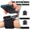 Supporto per telefono da polso Corsa, sport, borsa da braccio per ciclismo Navigazione in streaming live Supporto per cinturino da polso universale Fascia da braccio per telefono 360 °