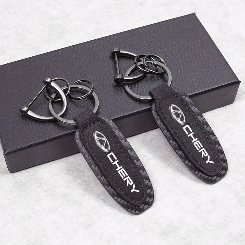 Auto-Logo-Schlüsselanhänger-Anhänger, Auto-Smart-Schlüsselanhänger für Chery Tiggo 7 Pro 8 4 5 3 2 T11 5X Amulett Fora QQ IQ Fulwin Arrizo 5 Image