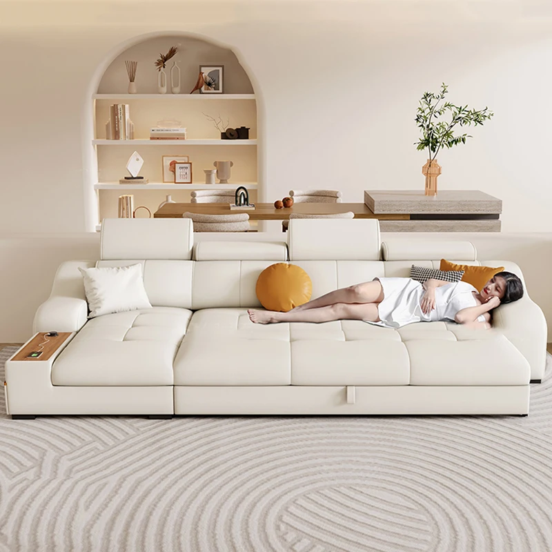 Designer Neue Sofas Einzigartige wasserdichte elektrische Designer faltbare Schlafsofa Moderne Luxus Designer Nordic Divano Trendige Möbel Image