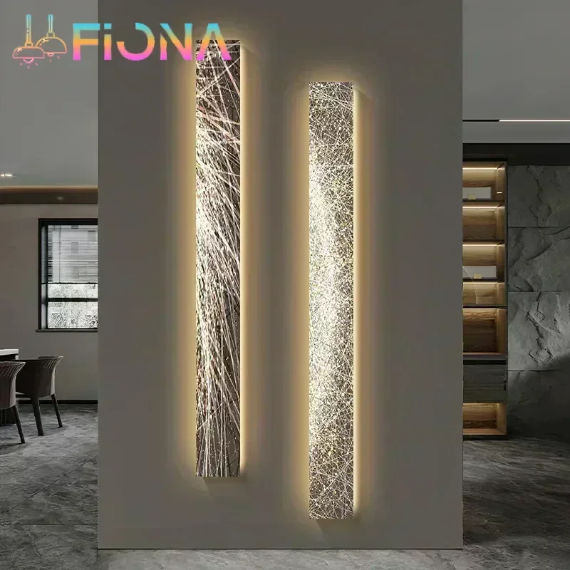 Luxus Wandleuchte Moderne Dekoration Malerei Leuchtende LED für Wohnzimmer Home Decor Aluminiumlegierung Nachtlicht