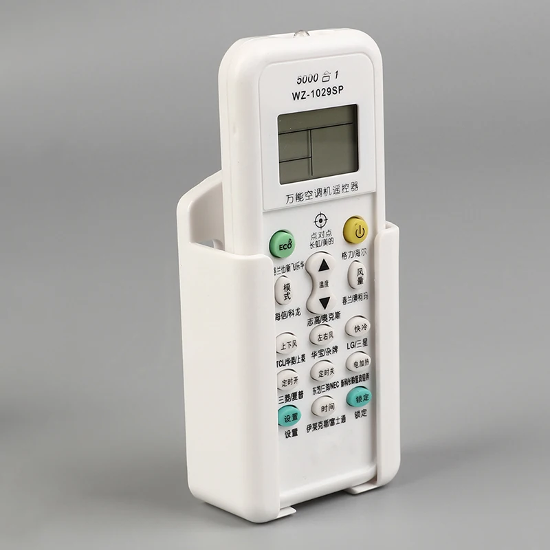 Universal Fernbedienung Halter mit Telefon Lade Halterung Wand Regal Halterung Ständer für Klimaanlage Fernbedienung Organisation Image