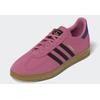 Sneaker ADIDAS ORIGINALS "GAZELLE INDOOR", Gr. 38,5, bliss pink, core schwarz, collegiate lila, Leder, Synthetik, sportlich, Schuhe