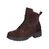 Schnürstiefelette WALDLÄUFER "K-ZOE", Damen, Gr. 5 (38), braun (dunkelbraun), Veloursleder, Nappaleder, unifarben, klassisch, Schuhe, Winterboots, Schnürboots, Komfortweite K