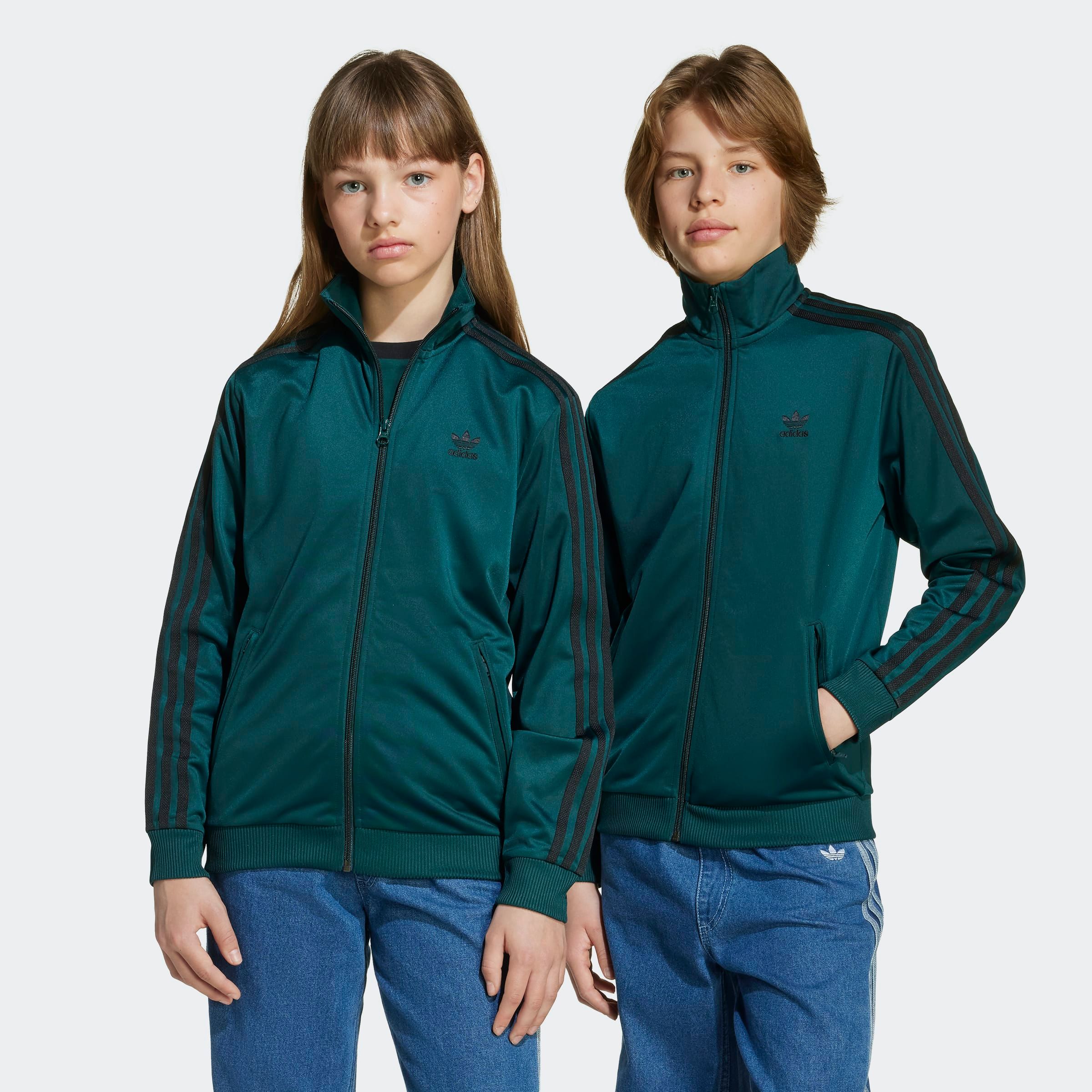 Trainingsjacke ADIDAS ORIGINALS "FIREBIRD TOP", Kinder, Gr. 152, aurora ivy, Obermaterial: 100% Polyester, normal, Jacken Image