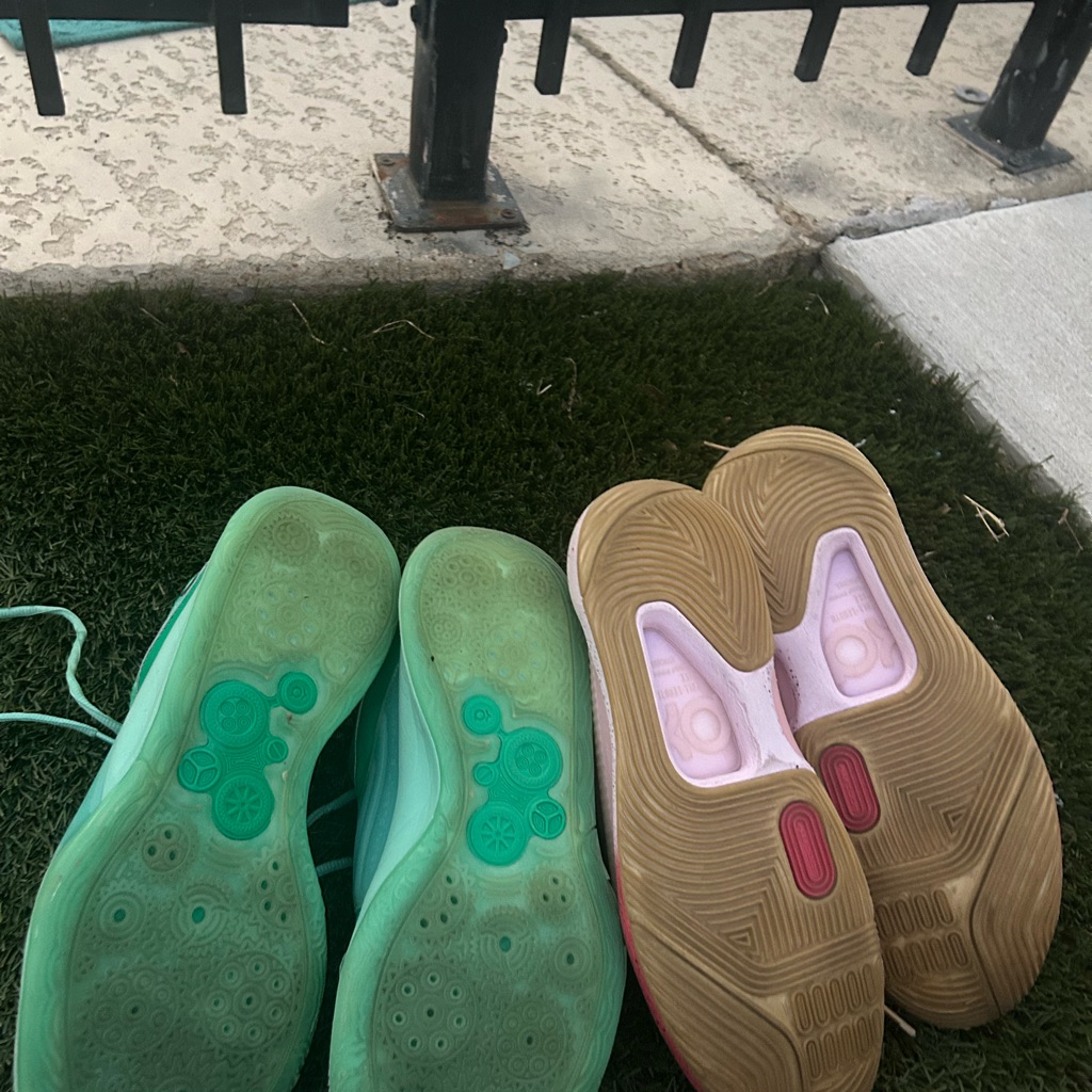 Nike Shoes | Bundle Deal Nike Kd14 “Aunt Pearls” And Nike Kd16 “Wanda” | Color: Green/Pink | Size: 13