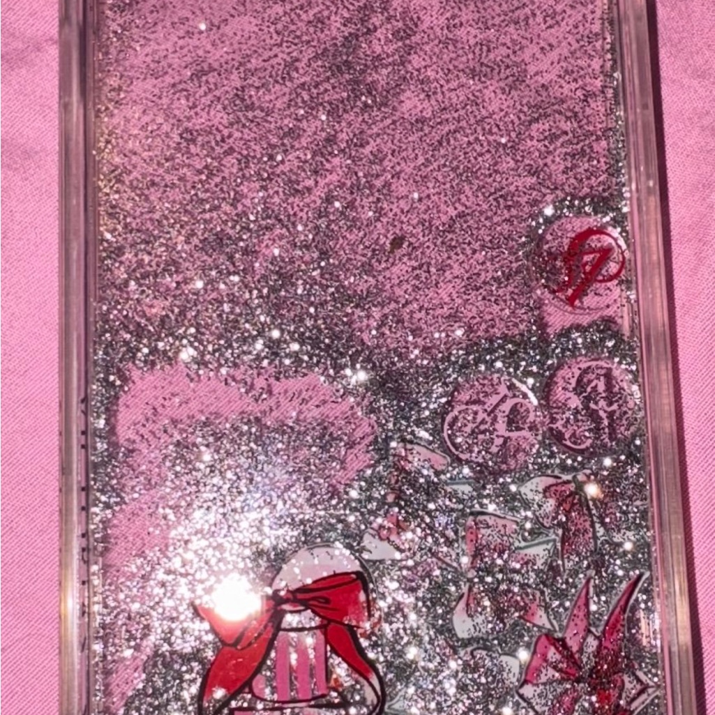 Pink Victoria's Secret Cell Phones & Accessories | Victoria’s Secret Moving Liquid Glitter Iphone 6 Phone Case | Color: Pink/Silver | Size: Os