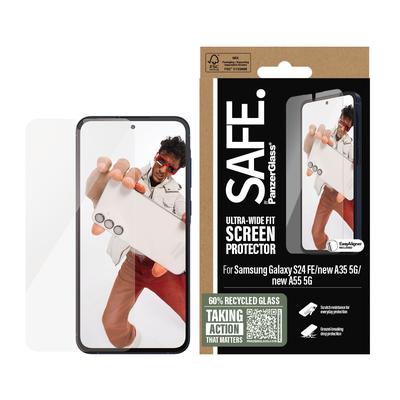 SAFE BY PANZERGLASS Displayschutzglas "Ultra-Wide Fit Screen Protector", transparent, B:11,00cm H:1,50cm T:19,50mm, Displayfolien, Displayschutzfolie, Schutzfolie, Bildschirmschutz, kratz- & stoßfest