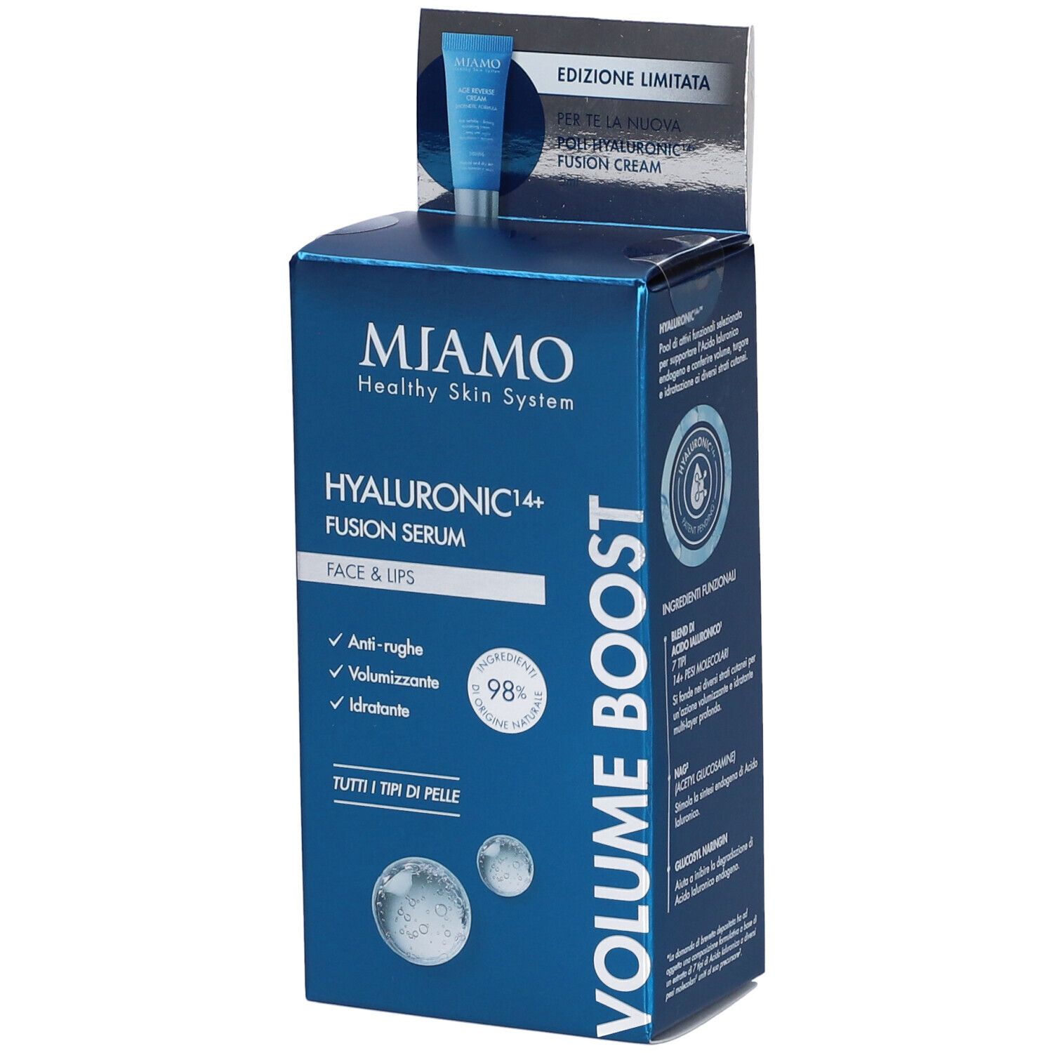 Miamo Hyaluronic14+ Fusion Serum + Cream in Omaggio 30 ml Set
