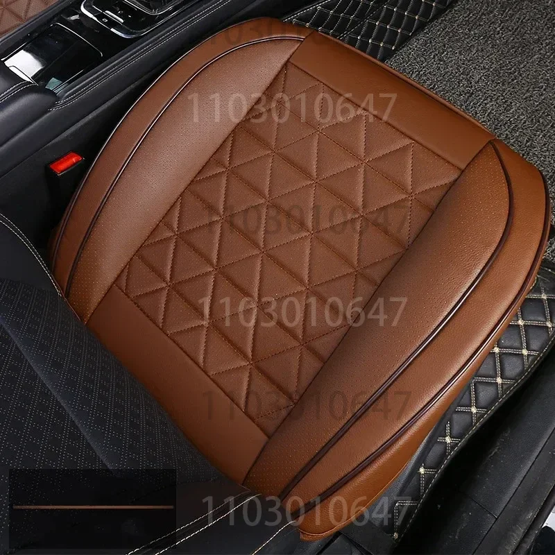 Housse de siège avant de voiture en cuir PU, coussin de siège de voiture, protection universelle de siège Automobiles, tapis de chaise de voiture, accessoires automobiles