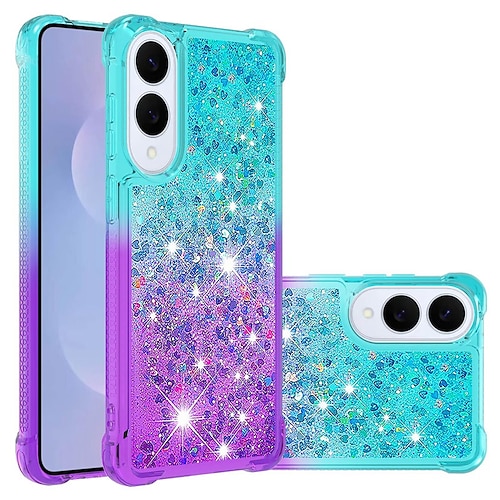 Handy Hülle Handyhüllen Für Samsung Galaxy S25 S24 S23 S22 Plus Ultra A14 A34 A54 A24 A73 A53 Rückseite Bling Glitzer glänzend Stoßfest Farbverläufe PC Image
