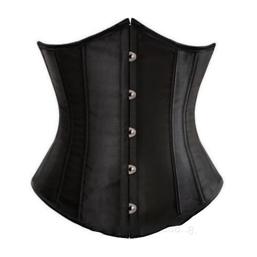 Damen Korsett Shapewear Taillenmieder Formende Unterwäsche Sexy Korsett Sexy Süß Einfarbig Unregelmäßiger Saum Urlaub Party Straße Ärmellos Kalter Schulter-Ausschnitt Schwarz Weiß Rote Frühling Herbst Image