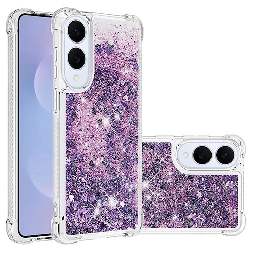Handy Hülle Handyhüllen Für Samsung Galaxy S26 Ultra Plus S25 S24 S23 S22 Plus Ultra A56 A36 A26 A16 A55 5G Brieftaschenhülle Bling Glitzer glänzend Stoßfest Farbverläufe PC Image