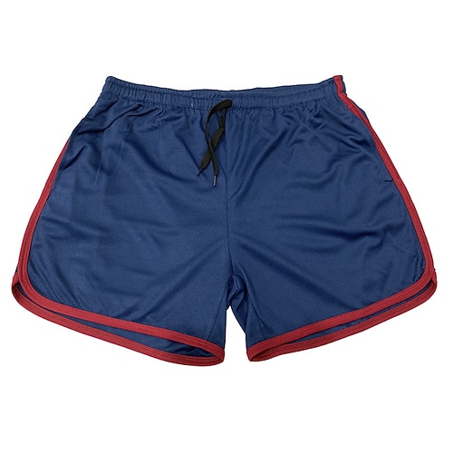 Herren Sportshorts Kurze Sporthose Strandshorts Netz Hohe Taille Unterteile Fitnessstudio Athleisure Trainieren Sommer Frühling Schnelltrocknend Weich Schweißableitend Fitnessstudio Training Laufen Image