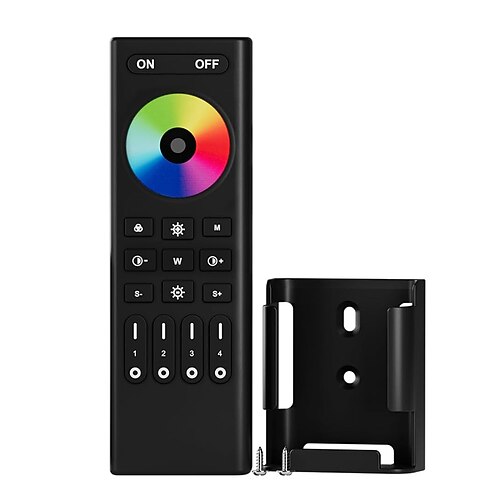 5050smd fcob cob rgbcct rf 2,4 ghz drahtlose fernbedienung rc03rfb c05rf tuya controller kit 4 zonen gruppensteuerung pwm rgbww(r g b c w) 6pin led streifen dc5v dc12v dc24v Image