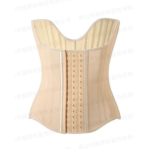 Damen Korsett Shapewear Taillenmieder Formende Unterwäsche Sexy Korsett Sexy Süß Einfarbig Rückenfrei Urlaub Party Straße Ärmellos Kalter Schulter-Ausschnitt Schwarz Rosa Beige Frühling Herbst Image
