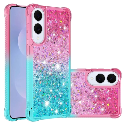 Handy Hülle Handyhüllen Für Samsung Galaxy S26 Ultra Plus S25 S24 S23 S22 Plus Ultra A14 A34 A54 A24 A73 Rückseite Bling Glitzer glänzend Stoßfest Farbverläufe PC Image