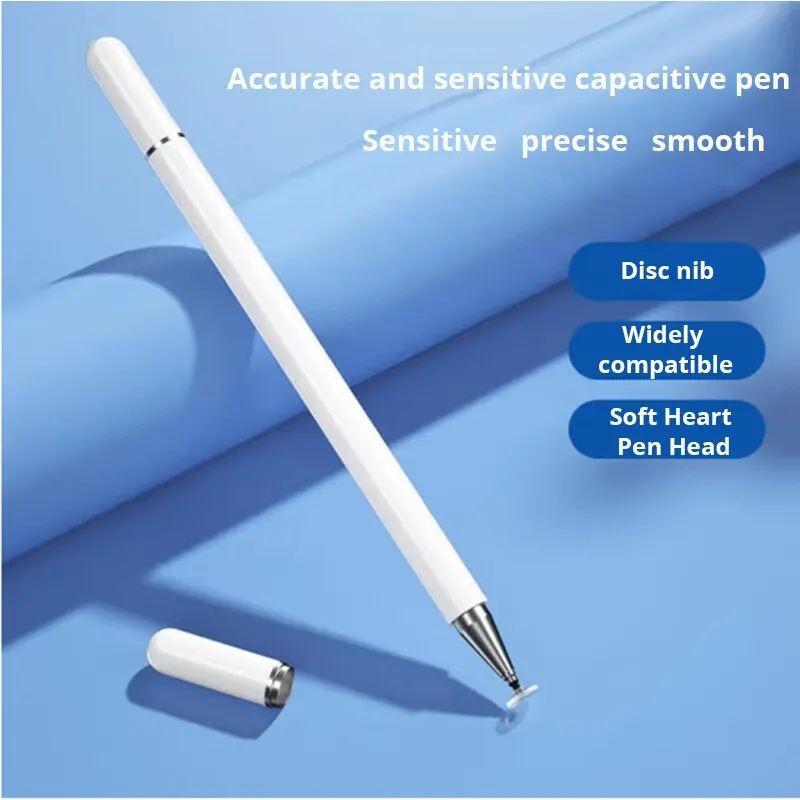 2 In 1 Stylus Stift Für Smartphone Tablet Zeichnung Kapazitiven Bleistift Universal Android Mobile Screen Touch Pen Für iPad Mini 1 2 3 Image
