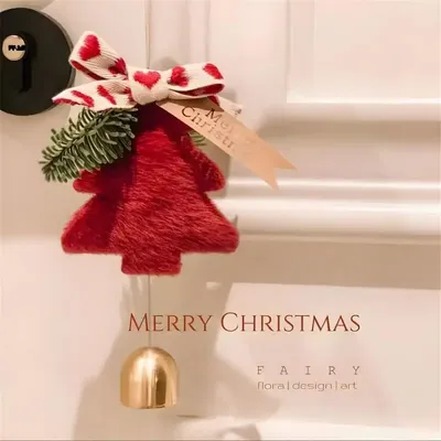 Plush Christmas Tree Decorate Bells Nordic Style Christmas Tree Decoration Xmas Hanging christmas Gift Christmas Home Decoration