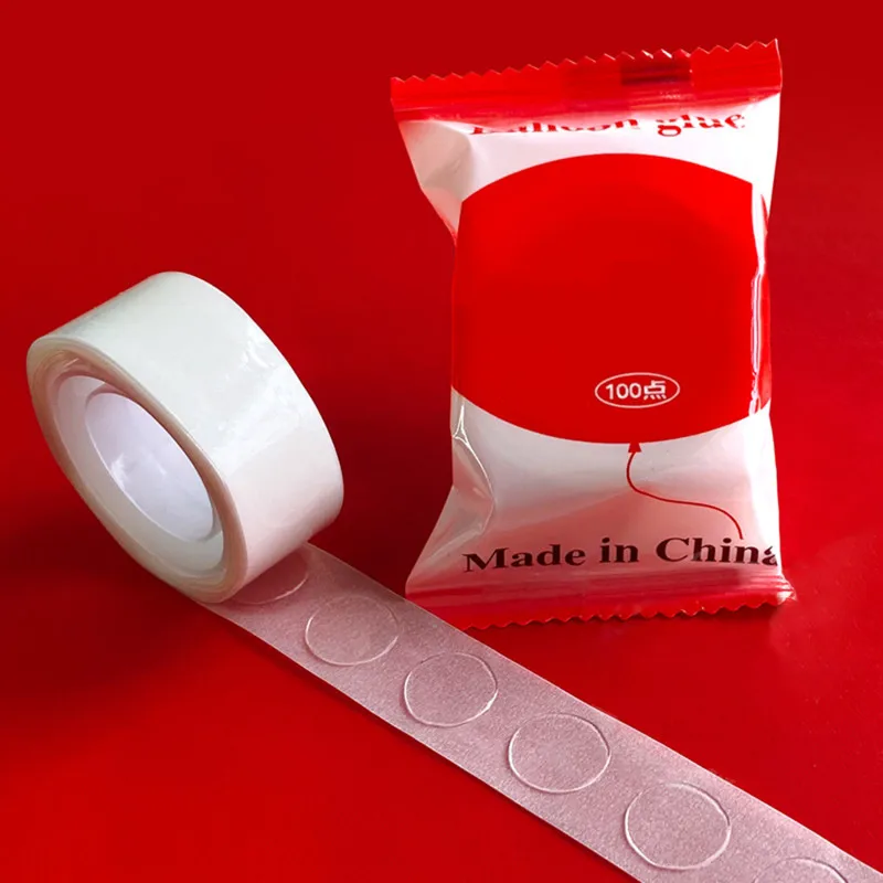 1/5 rolle doppelseitige Klebepunkte Transparent Abnehmbare Ballon Klebeband Kleber Für Diy Handwerk Hochzeit Geburtstag Party decor