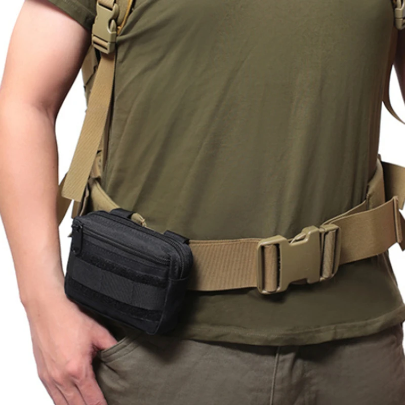 Militär EDC Pack Männer Taktische Molle Taille Gürtel Oxford Tuch Hüfte Tasche Fanny Packs Camping Jagd Zubehör Utility Tasche Image