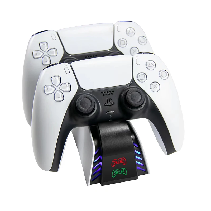 Ladeständer für PS5-Controller, YH54 Dual-Ladestation für PlayStation 5-Controller mit LED-Anzeige Image