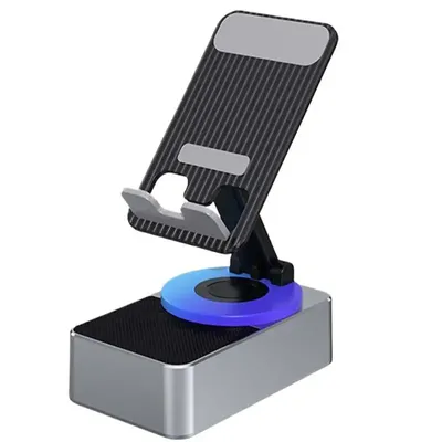 Induction Bracket Speaker Portable Induction Cell Phone Stand Speakers Non-Slip Design Music Supplies For Almost Any Smartphone