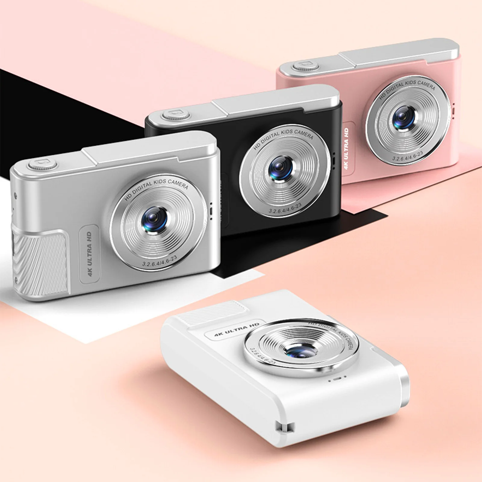 Kamera Digitalkamera 48MP 4K 16x Digitalzoom 2,4 Zoll Bildschirm Tragbare Kompaktkamera für Kinder Studenten Vlog Image
