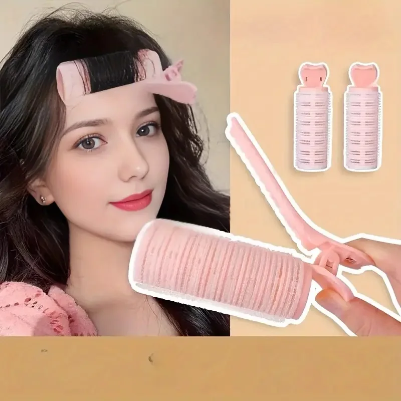 Professionelles Lockenstab-Set ohne Hitze, geeignet für alle Haartypen. Set mit hitzefreien Lockenwickler – DIY-Volumen-Styling-Werkzeuge Image