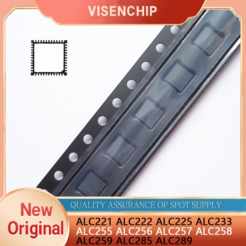 1piece New Original ALC221 ALC222 ALC225 ALC233 ALC255 ALC256 ALC257 ALC258 ALC259 ALC285 ALC289 QFN chipset