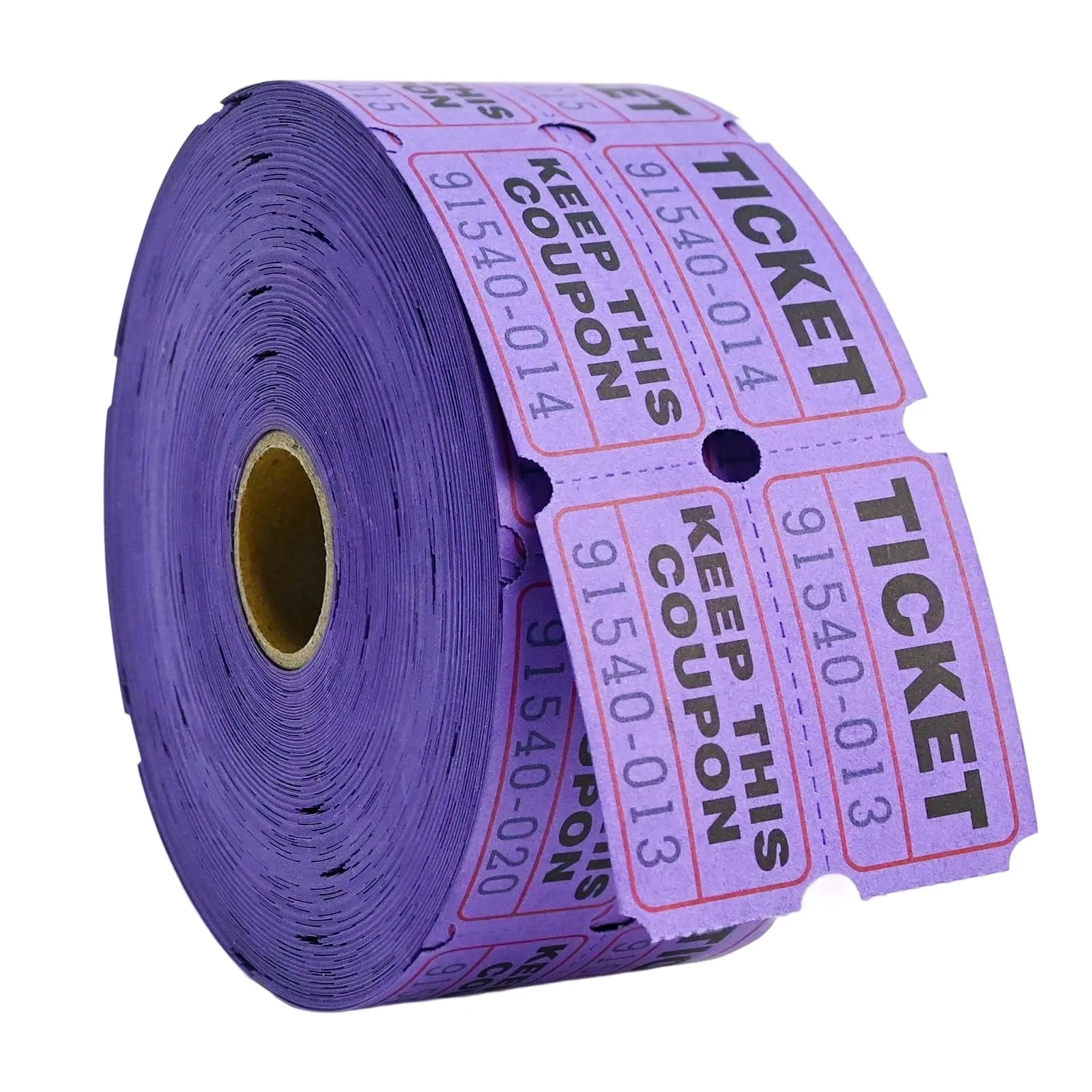‌Colorful Tearable Admission Tickets Bulk 500pcs Roll Event Vouchers Coupons Set Raffle Lottery Prize Draw Tickets Multipack