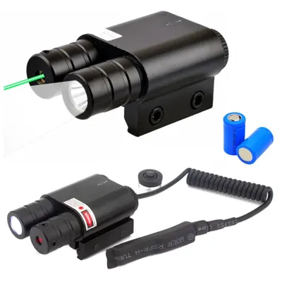 LED Flashlight Combo Red Green Blue Laser Sight for Glock Laser