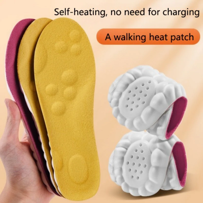 Konstante Temperatur, Heizung, Wärmespeicherung, Fleece-Feeling, verdickte Sport-Einlegesohlen, selbsterwärmend, schweißabsorbierend und atmungsaktiv Image