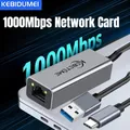 Adattatore Ethernet 1000Mbps USB 3.0 Tipo C a scheda di rete RJ45 Cavo Internet Lan USB Android per MacBook PC Windows XP 7 8 10
