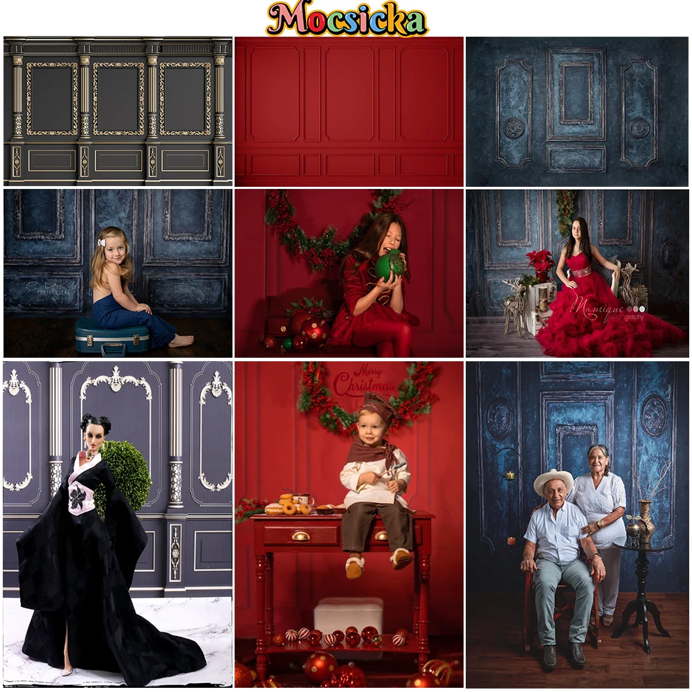 Mocsicka Vintage Schloss Europäischen Wand Hintergrund Hochzeit Baby Dusche Porträt Dekoration Fotografie Hintergrund Für Foto Studio