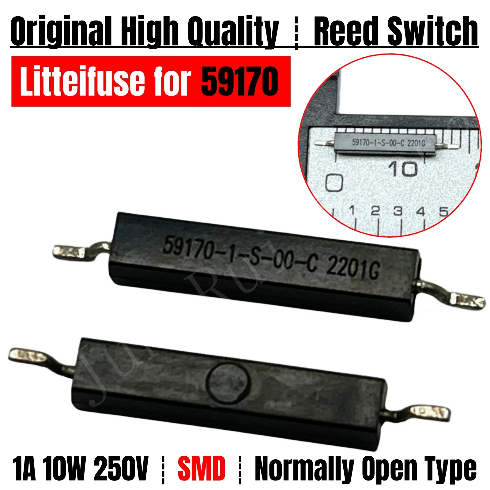 5PCS Litteifuse 59170 Reed Schalter SMD 1A 10W 250V Schließer NO 11MM 59170-1-S-00-C Magnetische kontaktieren Schalter induktion Sensor Image