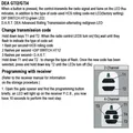 Clone telecomando 433 MHz DEA GT2 GT4 GTI2N GTI4N MIO TR2 TR4 Apriporta garage Comando garage Rolling Code 433,92 MHz