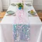 1PC Glitzer Pailletten Tischdecke Hochzeit Tischdekoration für Geburtstag Party Supplies