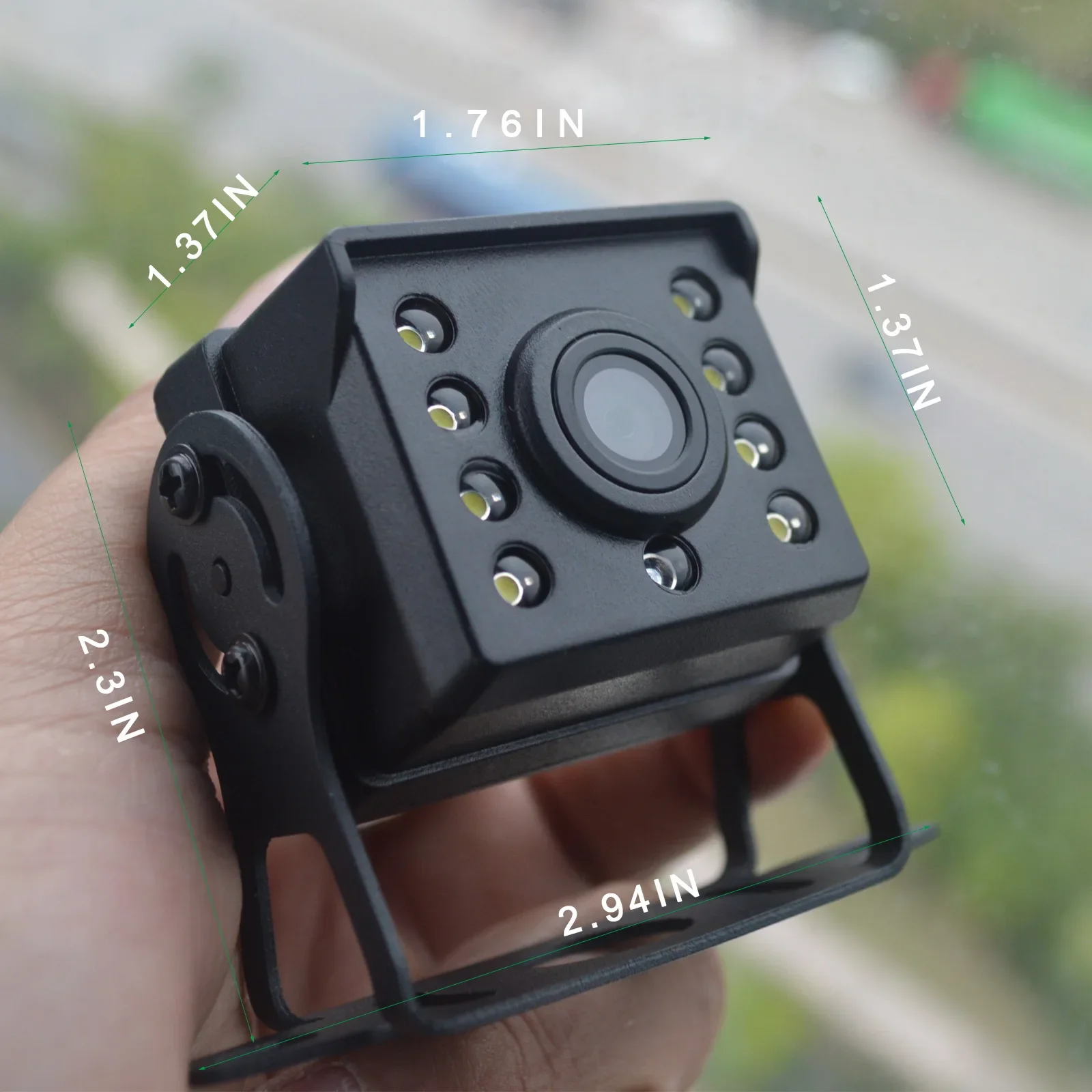 4-poliges Rückfahrkamera-Hilfsystem, Rückansichtkamera, Parksicherheit, Nachtsicht für LKW, Wohnmobil, Anhänger, Pickup, LKW, 24 V, Bus Image