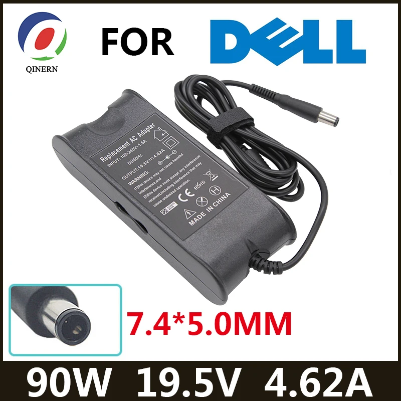 19,5 V 4,62 A 90W 7.4*5,0mm AC Laptop Ladegerät Für Dell E4300 E5410 E6320 E6400 E6430 3521for dell inspiron n5110 Power Adapter Image