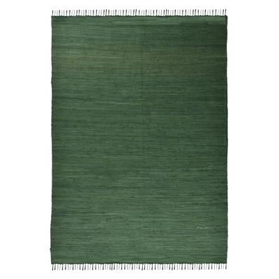 Teppich HEINE HOME Gr. 7, grün (dunkelgrün), B:70cm H:5mm L:250cm, Baumwolle, Teppiche Image