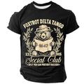 Per uomo Gergo divertente Maglietta Manica Corta maglietta Stampa 3D Girocollo Camicia Maglietta politica divertente Streetwear Quotidiano Nero Blu Verde Estate Primavera Abbigliamento S M L XL XXL